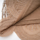 Adeline brown embellished mini dress - Aura Muse