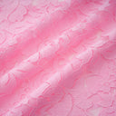 Adeline Pink Ribbon Detail Floral Lace Midi Dress - Aura Muse