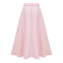 Annick Pink Self - Tie Blouse & Skirt Set - Aura Muse