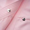 Annick Pink Self - Tie Blouse & Skirt Set - Aura Muse