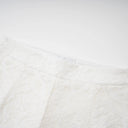 Arlette White Floral Lace Top & Trousers Set - Aura Muse