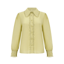 Aurélie Floral Embroidered Shirt & Skirt Set - Aura Muse