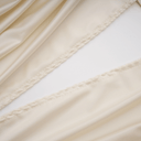 Auréline Cream White Halterneck Shirred Maxi Dress - Aura Muse