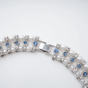 Aurora crystal - embellished faux - pearl necklace - Aura Muse