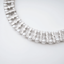 Aurora crystal - embellished faux - pearl necklace - Aura Muse