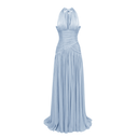 Bernadette Green Gathered Maxi Dress - Aura Muse