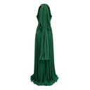 Bernadette Green Gathered Maxi Dress - Aura Muse