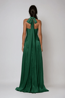 Bernadette Green Gathered Maxi Dress - Aura Muse