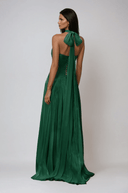 Bernadette Green Gathered Maxi Dress - Aura Muse