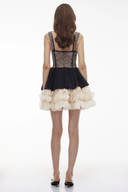 Bexley Black Sweetheart Rhinestone Mini Dress - Aura Muse
