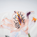 Bianca White Strapless Lily Appliqué Flared Mini Dress - Aura Muse