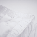 Celeste White Ruched Blouse & Skirt Set - Aura Muse