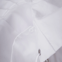 Celeste White Ruched Blouse & Skirt Set - Aura Muse