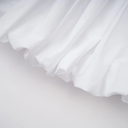 Celeste White Ruched Blouse & Skirt Set - Aura Muse