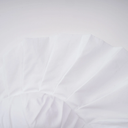 Celeste White Ruched Blouse & Skirt Set - Aura Muse