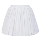 Celeste White Ruched Blouse & Skirt Set - Aura Muse