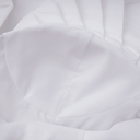 Celeste White Ruched Blouse & Skirt Set - Aura Muse