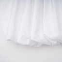 Celeste White Ruched Blouse & Skirt Set - Aura Muse
