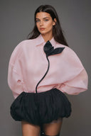 Ciara Balloon Sleeve Shirt - Aura Muse