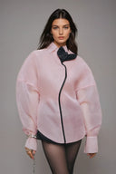 Ciara Balloon Sleeve Shirt - Aura Muse
