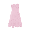 Cléa Pink Strapless Floral Embroidered Mini Dress - Aura Muse