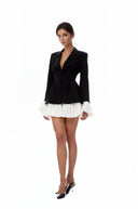 Clementine Color Block Mini Blazer Dress - Aura Muse