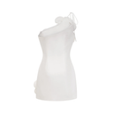 Colette White Floral Off - Shoulder Mini Dress - Aura Muse