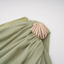 Dalia Green One Shoulder Top & Skirt Set - Aura Muse