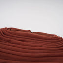 Désirée Brown Shirred-effect Draped Maxi Dress - Aura Muse