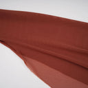 Désirée Brown Shirred-effect Draped Maxi Dress - Aura Muse