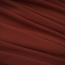 Désirée Brown Shirred-effect Draped Maxi Dress - Aura Muse