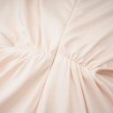 Éclat Neutral Braid Detail Ruched Maxi Dress - Aura Muse