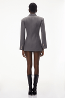 Édith Grey Asymmetrical Ruched Blazer - Aura Muse