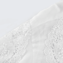 Edith lace - embroidered cut - out shirt - Aura Muse