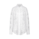 Edith lace - embroidered cut - out shirt - Aura Muse