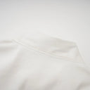 Eilish White Pleated Scarf - Collar Shirt - Aura Muse