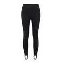 Eulalie Black Decorative Stitching Leggings - Aura Muse