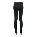 Eulalie Black Decorative Stitching Leggings - Aura Muse