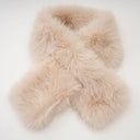 Fanette detachable-cape faux-fur coat - Aura Muse