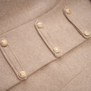 Fanette detachable-cape faux-fur coat - Aura Muse