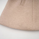 Fanette detachable-cape faux-fur coat - Aura Muse