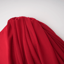 Fernande Red Asymmetrical Draped Maxi Gown - Aura Muse