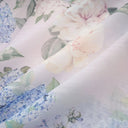 Francette light - pink floral - print mini dress - Aura Muse