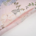 Francette light - pink floral - print mini dress - Aura Muse