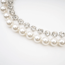Giselle Pearl Embellished Layered Necklace - Aura Muse