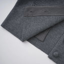 Hallbera Grey 3D Petal Knit Cardigan - Aura Muse