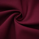 Hilary Burgundy Asymmetrical Cape Maxi Dress - Aura Muse