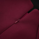 Hilary Burgundy Asymmetrical Cape Maxi Dress - Aura Muse