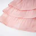 Honora Pink High-Neck Ruffled Detail Mini Dress - Aura Muse