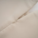 Irina Cream - White Fitted Mini Dress - Aura Muse